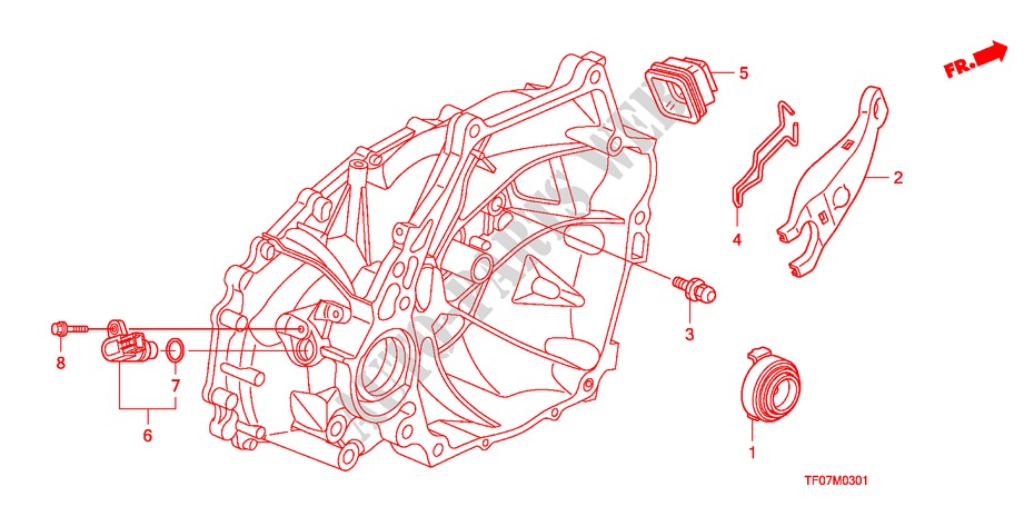 KUPPLUNGSFREIGABE(I SHIFT) für Honda JAZZ 1.4 LS   TEMP TIRE 5 Türen Intelligent Schaltgetriebe 2009