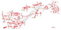 AUSPUFFROHR/SCHALLDAEMPFER für Honda JAZZ 1.4 LS 5 Türen Intelligent Schaltgetriebe 2010