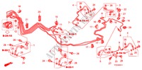 BREMSLEITUNG/SCHLAUCH(LH)(SCHEIBE)(ABS) für Honda JAZZ 1.2 LSE  TEMP TIRE 5 Türen 5 gang-Schaltgetriebe 2010