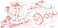 HAUPTBREMSZYLINDER/MASTER POWER(LH)(2) für Honda JAZZ 1.2 LSRE 5 Türen 5 gang-Schaltgetriebe 2010