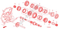 HAUPTWELLE(MT) für Honda JAZZ 1.2 LSRE TEMP TIRE 5 Türen 5 gang-Schaltgetriebe 2010
