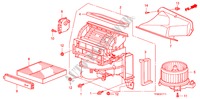HEIZGEBLAESE(RH) für Honda JAZZ 1.4 EX 5 Türen 5 gang-Schaltgetriebe 2010