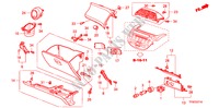 INSTRUMENTENBRETT(BEIFAHRERSEITE)(RH) für Honda JAZZ 1.4 EX 5 Türen Intelligent Schaltgetriebe 2010