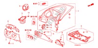 INSTRUMENTENBRETT(FAHRERSEITE)(LH) für Honda JAZZ 1.2 LSRE 5 Türen 5 gang-Schaltgetriebe 2010