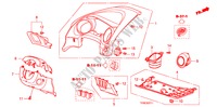 INSTRUMENTENBRETT(FAHRERSEITE)(RH) für Honda JAZZ 1.4 EX 5 Türen 5 gang-Schaltgetriebe 2010