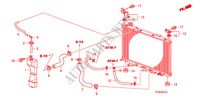 KUEHLERSCHLAUCH/RESERVETANK für Honda JAZZ 1.5 EXE 5 Türen 5 gang automatikgetriebe 2010
