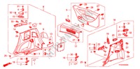 SEITENVERKLEIDUNG/HECKKLAPPENVERKLEIDUNG für Honda JAZZ 1.4 LS 5 Türen Intelligent Schaltgetriebe 2010
