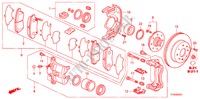 VORDERRADBREMSE für Honda JAZZ 1.2 LSE 5 Türen 5 gang-Schaltgetriebe 2010