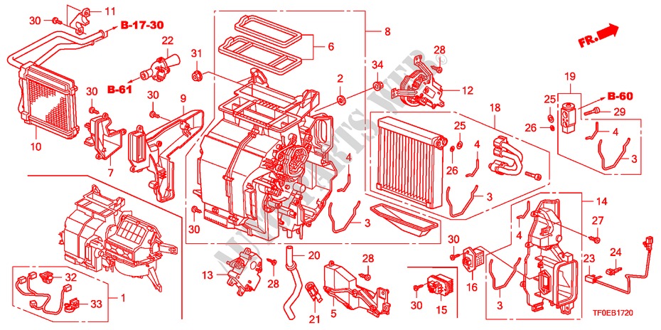 HEIZUNGSEINHEIT(LH) für Honda JAZZ 1.4 LSS 5 Türen 5 gang-Schaltgetriebe 2010