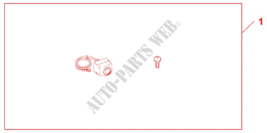 PARKING AID CAMER für Honda JAZZ 1.2 SE 5 Türen 5 gang-Schaltgetriebe 2010