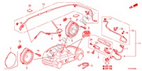 ANTENNE/LAUTSPRECHER für Honda JAZZ 1.4LSS 5 Türen 5 gang-Schaltgetriebe 2011