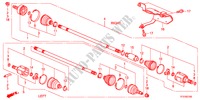 ANTRIEBSWELLE, VORNE(MT)(I SHIFT) für Honda JAZZ 1.4LSS 5 Türen 5 gang-Schaltgetriebe 2011