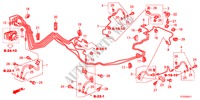 BREMSLEITUNG/SCHLAUCH(LH)(SCHEIBE)(ABS) für Honda JAZZ 1.2LSRE 5 Türen 5 gang-Schaltgetriebe 2011