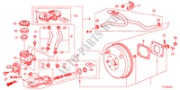 HAUPTBREMSZYLINDER/MASTER POWER(LH)(2) für Honda JAZZ 1.2LSRE 5 Türen 5 gang-Schaltgetriebe 2011