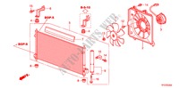 KLIMAANLAGE(KONDENSOR) für Honda JAZZ 1.2SE 5 Türen 5 gang-Schaltgetriebe 2011