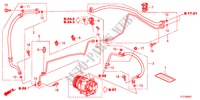 KLIMAANLAGE(SCHLAEUCHE/LEITUNGEN)(RH) für Honda JAZZ 1.4EX 5 Türen 5 gang-Schaltgetriebe 2011