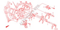 SCHALTGABEL/SCHALTHEBELHALTERUNG(MT) für Honda JAZZ 1.4LSS 5 Türen 5 gang-Schaltgetriebe 2011