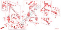 SITZGURTE für Honda JAZZ 1.4LSS 5 Türen 5 gang-Schaltgetriebe 2011