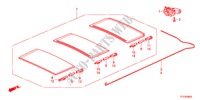 SONNENBLENDENTEILE für Honda JAZZ 1.4EXT 5 Türen 5 gang-Schaltgetriebe 2011
