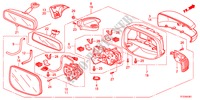 SPIEGEL(AUTOMATISCH DREHUNG) für Honda JAZZ 1.4LSS 5 Türen 5 gang-Schaltgetriebe 2011