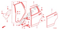 TUERTAFEL, HINTEN für Honda JAZZ 1.4LSS 5 Türen 5 gang-Schaltgetriebe 2011