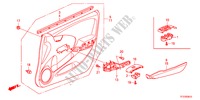 TUERVERKLEIDUNG, VORNE(LH) für Honda JAZZ 1.4LSS 5 Türen 5 gang-Schaltgetriebe 2011