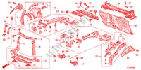 VORDERE TRENNWAND/STIRNWAND für Honda JAZZ 1.4LSS 5 Türen 5 gang-Schaltgetriebe 2011