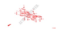 VORDERER HILFSRAHMEN für Honda JAZZ 1.4LSS 5 Türen 5 gang-Schaltgetriebe 2011