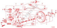HAUPTBREMSZYLINDER/MASTER POWER(LH) für Honda JAZZ 1.4S 5 Türen vollautomatische 2012