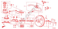 HAUPTBREMSZYLINDER/MASTER POWER(RH) für Honda JAZZ 1.4ES 5 Türen vollautomatische 2012