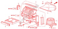 HEIZGEBLAESE(RH) für Honda JAZZ 1.5EX 5 Türen 5 gang automatikgetriebe 2012