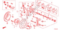 HINTERRADBREMSE(SCHEIBE) für Honda JAZZ 1.2S 5 Türen 5 gang-Schaltgetriebe 2012
