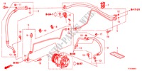 KLIMAANLAGE(SCHLAEUCHE/LEITUNGEN)(RH) für Honda JAZZ 1.4EX 5 Türen 5 gang-Schaltgetriebe 2012