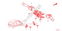 KOMBISCHALTER für Honda JAZZ 1.5EXT 5 Türen 5 gang automatikgetriebe 2012