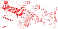 KOTFLUEGEL, VORNE für Honda JAZZ 1.2LS    TEMP TIRE 5 Türen 5 gang-Schaltgetriebe 2012
