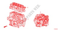MOTOREINHEIT/GETRIEBE KOMPL. für Honda JAZZ 1.4S     TEMP TIRE 5 Türen vollautomatische 2012