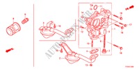 OELPUMPE/OELSIEB für Honda JAZZ 1.2S 5 Türen 5 gang-Schaltgetriebe 2012
