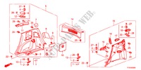 SEITENVERKLEIDUNG für Honda JAZZ 1.4S     TEMP TIRE 5 Türen vollautomatische 2012