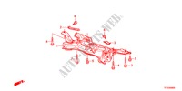 VORDERER HILFSRAHMEN für Honda JAZZ 1.4S     TEMP TIRE 5 Türen 5 gang-Schaltgetriebe 2012