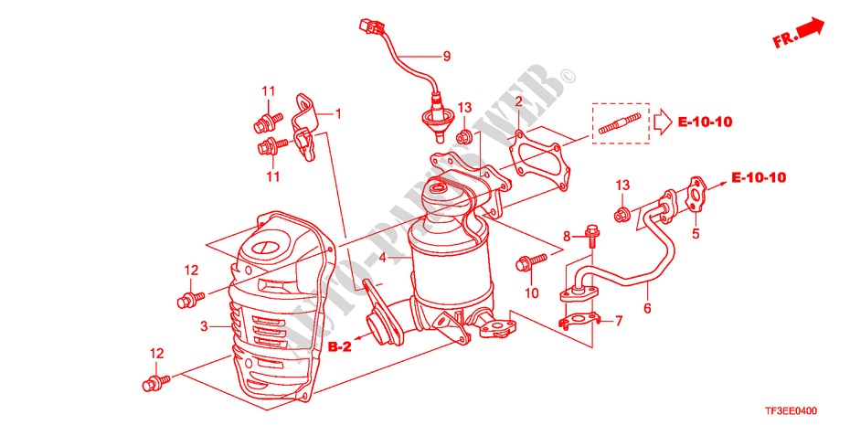 KONVERTER für Honda JAZZ 1.4ES 5 Türen 5 gang-Schaltgetriebe 2012
