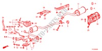 AUSPUFFROHR/SCHALLDAEMPFER für Honda JAZZ HYBRID IMA-S    TEMP TIRE 5 Türen vollautomatische 2012