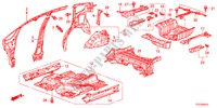 BODEN/INNENBLECHE für Honda JAZZ HYBRID IMA-S    TEMP TIRE 5 Türen vollautomatische 2012