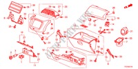 INSTRUMENTENBRETT(BEIFAHRERSEITE)(LH) für Honda JAZZ HYBRID IMA-H 5 Türen vollautomatische 2012
