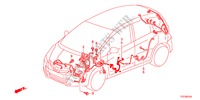 KABELBAUM(2)(LH) für Honda JAZZ HYBRID IMA-H 5 Türen vollautomatische 2012