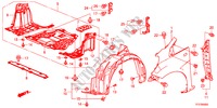 KOTFLUEGEL, VORNE für Honda JAZZ HYBRID IMA-H    TEMP TIRE 5 Türen vollautomatische 2012
