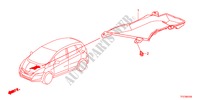 KUEHLLEITUNGSKANAL für Honda JAZZ HYBRID IMA-H    TEMP TIRE 5 Türen vollautomatische 2012
