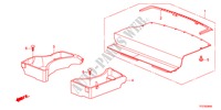 LADEFLAECHE BODEN für Honda JAZZ HYBRID IMA-S    TEMP TIRE 5 Türen vollautomatische 2012