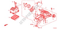 LUFTFILTER für Honda JAZZ HYBRID IMA-S    TEMP TIRE 5 Türen vollautomatische 2012