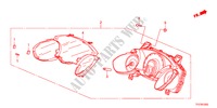 MESSGERAET für Honda JAZZ HYBRID IMA      TEMP TIRE 5 Türen vollautomatische 2012