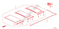 SONNENBLENDENTEILE für Honda JAZZ HYBRID IMA-H 5 Türen vollautomatische 2012